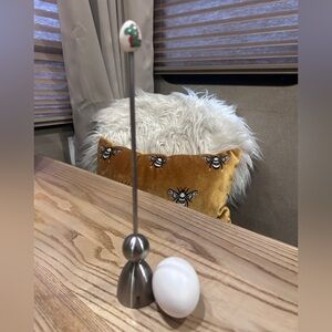 The Original Clack Egg Opener German Stainless Steel Ceramic-Dinosaur